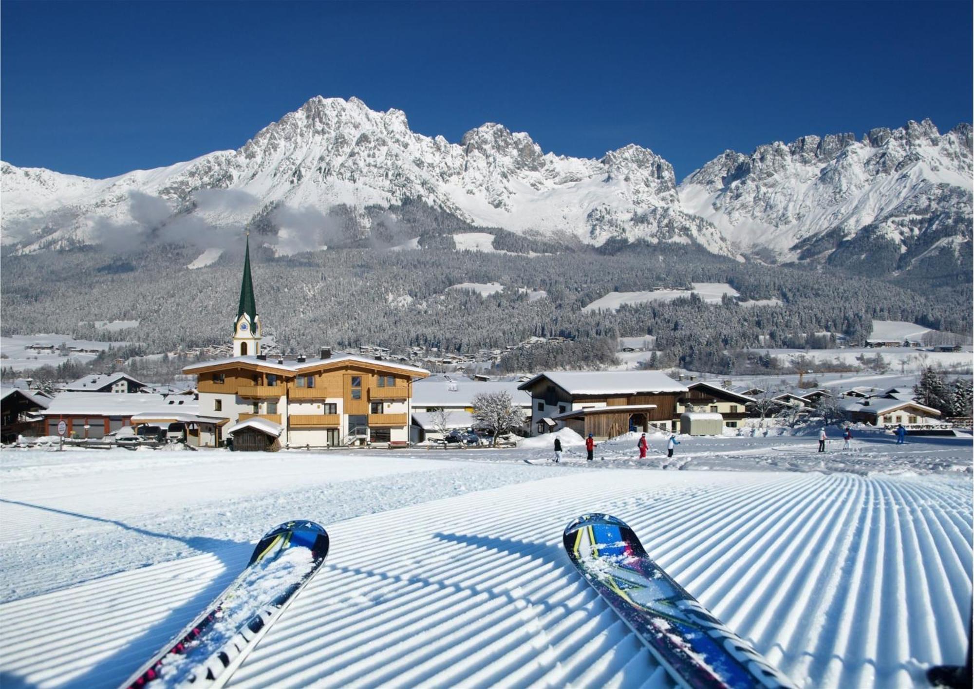 Alpen Chalet Ellmau Zentrum Bagian luar foto